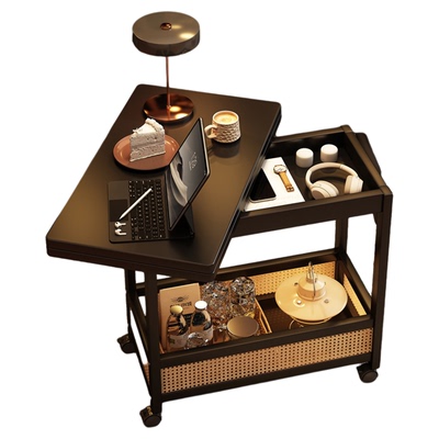 实木可伸缩餐桌小型边几