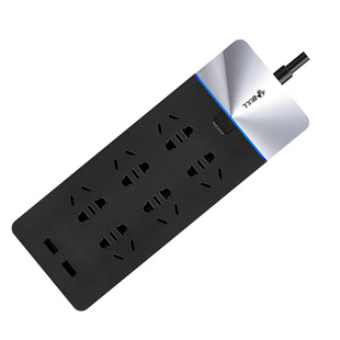 公牛防雷抗电涌插座多功能电视电脑专用插排拖线板桌面电竞插线板