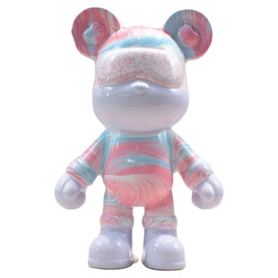 流体暴力熊存钱罐摆件家居客厅桌面电视柜装饰品摆设轻奢创意礼物