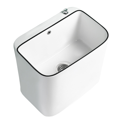 新款加高洗拖把池阳台卫生间陶瓷