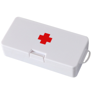 迷你小药箱家用车载旅游旅行户外急救箱学生口罩便携小型药盒收纳