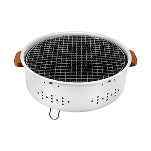 冬日围炉煮茶器具全套烤火炉烧烤炉套装家用室内木炭火盆取暖炉子