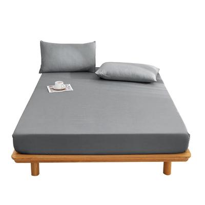 日式水洗棉床笠单件防滑固定床罩