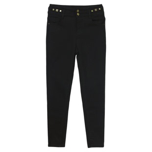 it'real瑞尔25年冬季新款休闲百搭显瘦牛仔小脚裤女