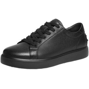 百丽男鞋百搭小黑白板鞋男士26春新商场款舒适简约休闲鞋8YK01AM6