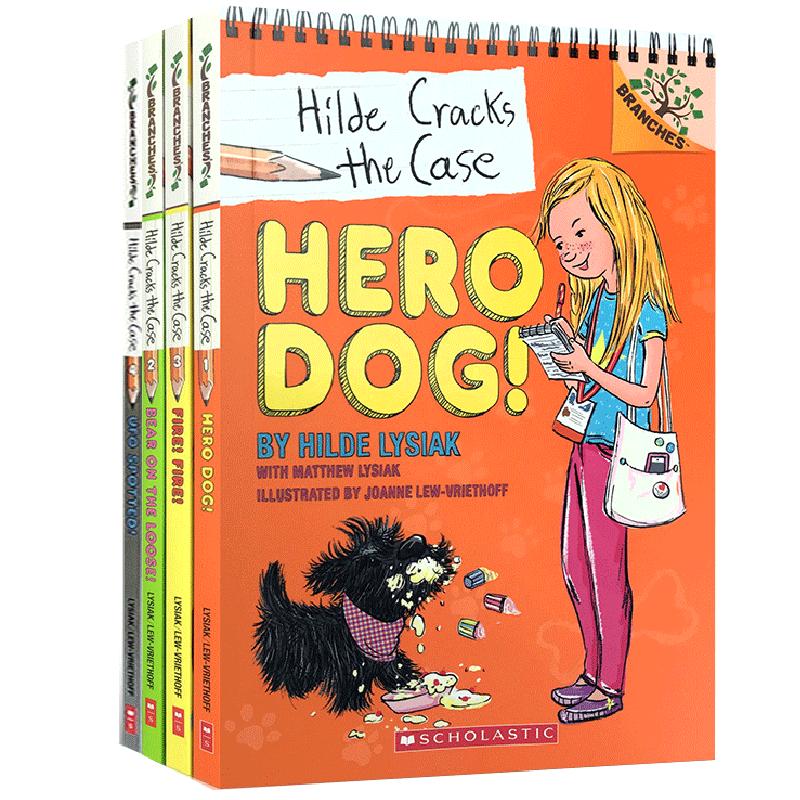 英文原版Branches学乐大树系列分级阅读HILDE CRACKS THE CASE小记者希尔德6册HERO DOG! BEAR ON THE LOOSE FIRE FIRE小学课外