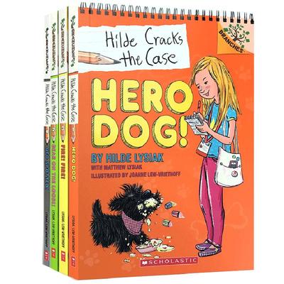 英文原版Branches学乐大树系列分级阅读HILDE CRACKS THE CASE小记者希尔德6册HERO DOG! BEAR ON THE LOOSE FIRE FIRE小学课外