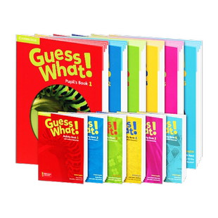 cambridge剑桥大学出版小学少儿英语教材Guess What 1-6 Pupil's Book Activity Book学生套装1-6年级课本练习册英音版含在线学习