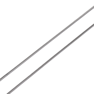 蛇骨链S925银项链女短款锁骨男纯银链子镀白金长款裸链无吊坠配链