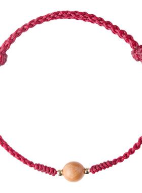 【热销3000+】泰山老桃木红手绳