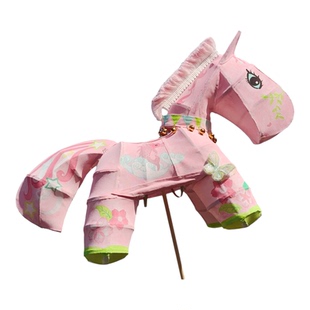 拾筠原创马年梦马竹灯diy材料包非遗灯笼手作国风汉服手工花灯