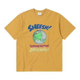 thisisneverthat® Sheesh! Tee 春夏款地球字母印花纯棉短袖T恤