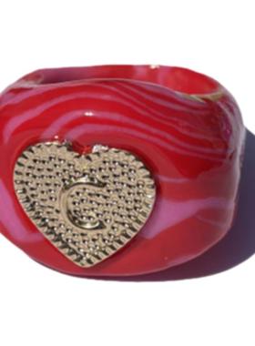 同款cc明星定制字母牌戒指/指环