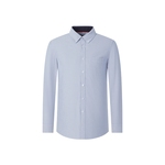 杉杉男士衬衫长袖2025春秋季新款纯棉牛津纺免烫商务休闲衬衣男款