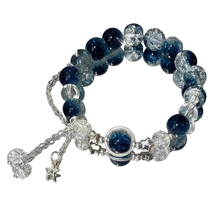 流月银河星河悬溺手链女款星星设计小众显白甜美闺蜜手串学生百搭