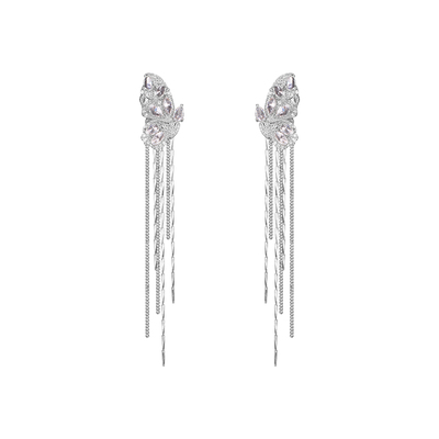 BXA蝴蝶锆石无耳洞耳骨夹