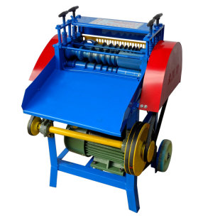 废旧电缆剥线机全自动扒皮电线拨线家用小型剥皮废铜线去皮双刀机