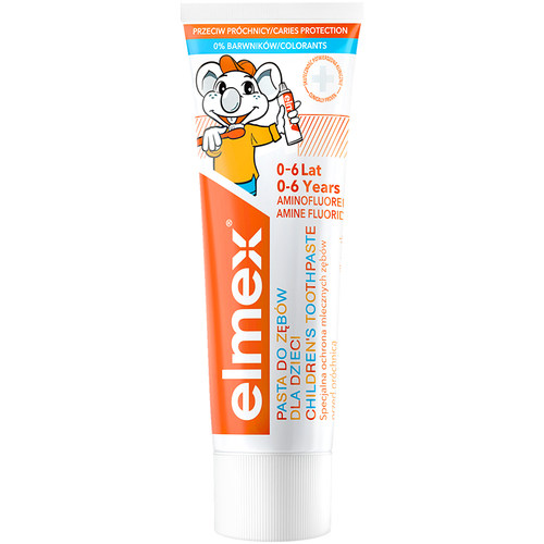 elmex艾美适含氟儿童牙膏0-6岁乳牙期+换牙期牙膏6-12岁牙膏套装