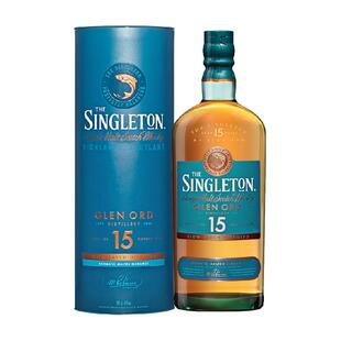 【佘诗曼同款】苏格登15年单一麦芽苏格兰威士忌700ml洋酒节日礼