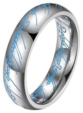 经典复刻7MM魔戒K金真空电镀戒指