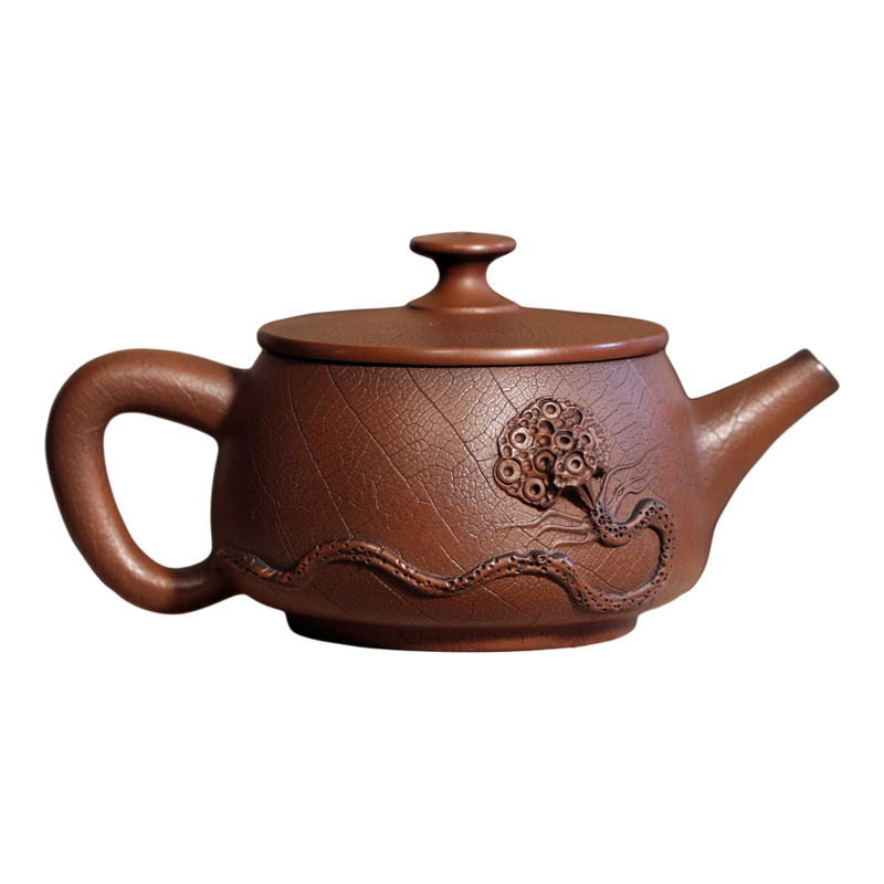紫陶大口汉瓦易投茶清洗