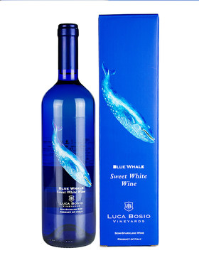 包邮意大利进口蓝海之鲸甜红葡萄酒起泡酒蓝鲸鱼plus红起泡酒