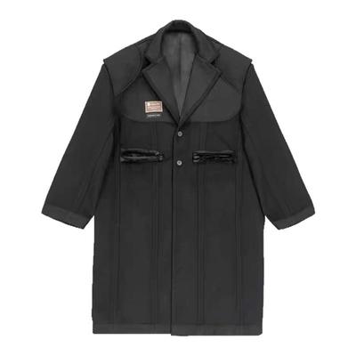 Grailz破坏廓形过膝毛呢大衣