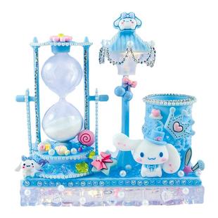 新款diy流沙漏斗儿童手工奶油胶谁材料包小夜灯冰块笔筒女孩玩具