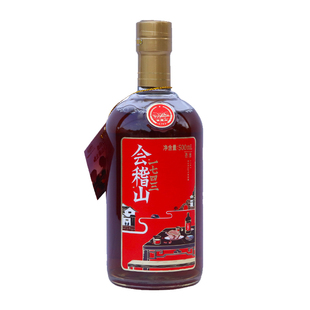 会稽山1743黄酒500ml瓶装花雕酒半干型老酒1斤装绍兴特产