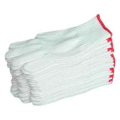 尼龙劳保手套工作白纱耐磨防护