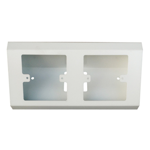 实验室不锈钢钢制75款86插座斜面底盒实验台配件PP实验室专用插座