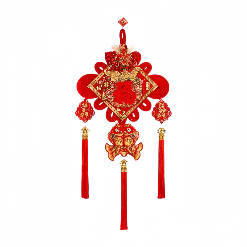 喜庆新年福袋中国结挂件