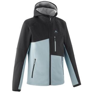 迪卡侬旗舰店儿童软壳衣男童女童户外加绒保暖秋夹克运动外套KIDC