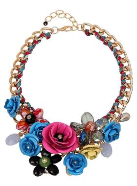 项链摄影时尚百搭七朵网红街拍