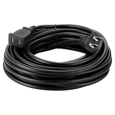 爬虫用具电源延长线灯罩灯架插座uvb补钙晒背灯两孔二插2芯插头