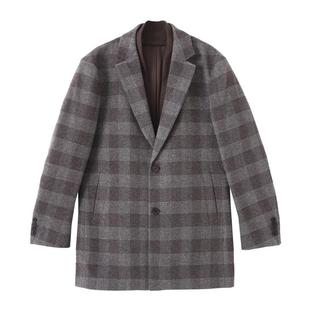 【专柜同款】Raidy Boer/雷迪波尔男25中长羊毛羊绒毛呢大衣 7005