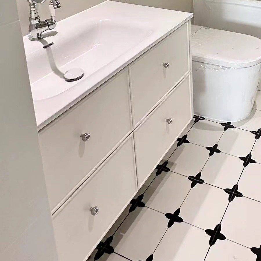 法式浴室柜组合智能洗漱台洗脸盆卫浴奶油风陶瓷一体盆橡木烤漆,家装主材,浴室柜组合,淘宝优惠券,粉丝福利购,淘宝优惠卷