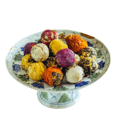 云南龙珠花茶手工纯花红茶普洱