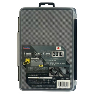 日本MEIHO明邦新款LIGHT GAME CASE/SLIT 3010薄款铅头钩软饵盒