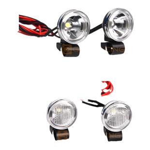 GRC 1/10仿真18mm复古圆形射灯 越野探照大灯 TRX4 SCX10 #G157H