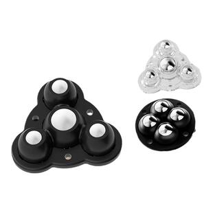 万向轮滑轮底座滚珠式轮子粘贴脚轮箱底家具移动茶几免打孔小滚轮