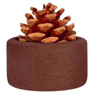 松果扩香木车载香薰精油扩香器汽车内饰装饰出风口肉桂创意高级感