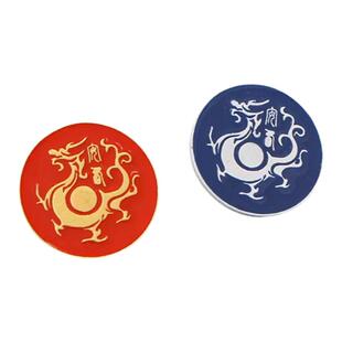 中国风胸针圆形龙图案徽章男女学生衣服书包笔袋装饰品金属胸章潮