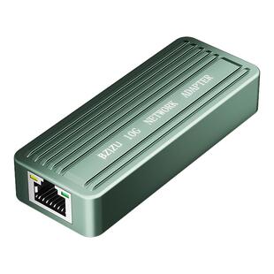 BZIZU USB转10g万兆网卡高速办公有线网卡10000M Realtek/RTL8159芯电竞type-cRJ45电口拓展群晖nas雷电3网卡