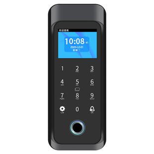 半导体指纹门禁机IC卡考勤门禁一体机小程序临时密码远程开锁