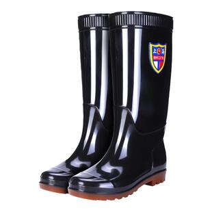 加厚大底男款雨鞋高筒水鞋工作鞋胶鞋男士防水防滑防酸碱牛筋底