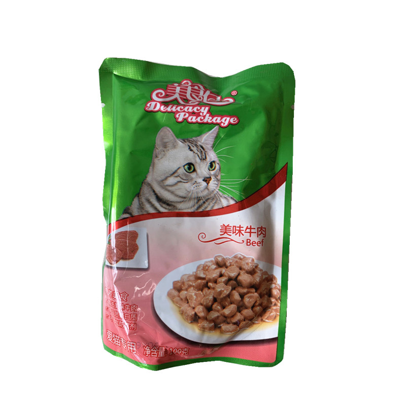 猫湿粮美食包成猫罐头