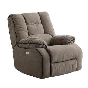 索菲亚懒人沙发单人复古风布艺简约阳台可调节电动功能躺椅A003