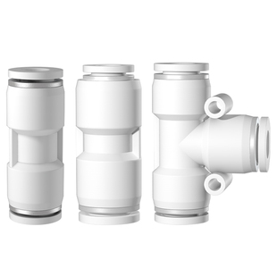 气管快速接头PU直通PE三通气动PG变径快插对接汽配件大全6/8/10mm