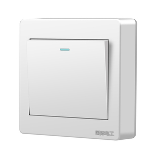 明装超薄五孔七孔插座一开五孔单双控二三插墙壁电源开关插座面板